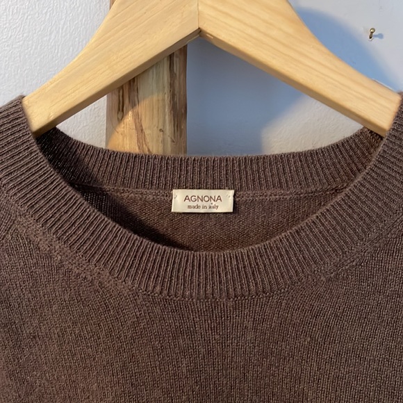 Agnona Cashmere Taupe Sweater - Picture 2 of 6